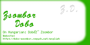 zsombor dobo business card